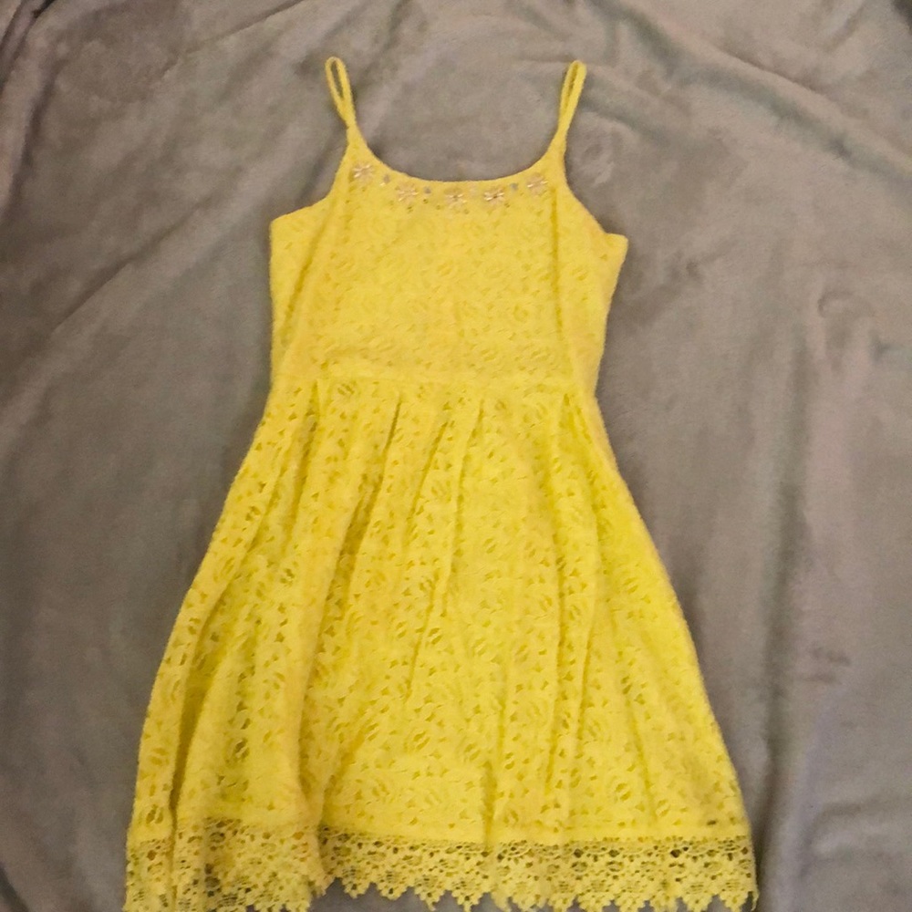Ruby and bloom yellow girls dress